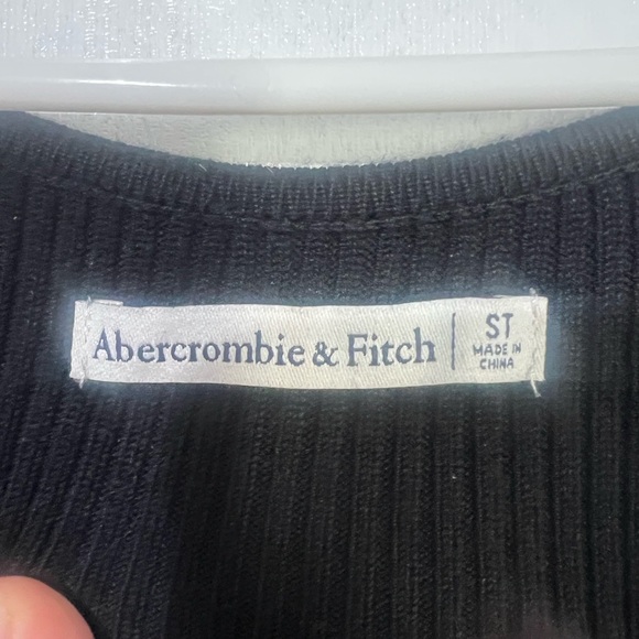 Abercrombie & Fitch Black Long Sleeve Cut-Out Dress - Picture 5 of 9